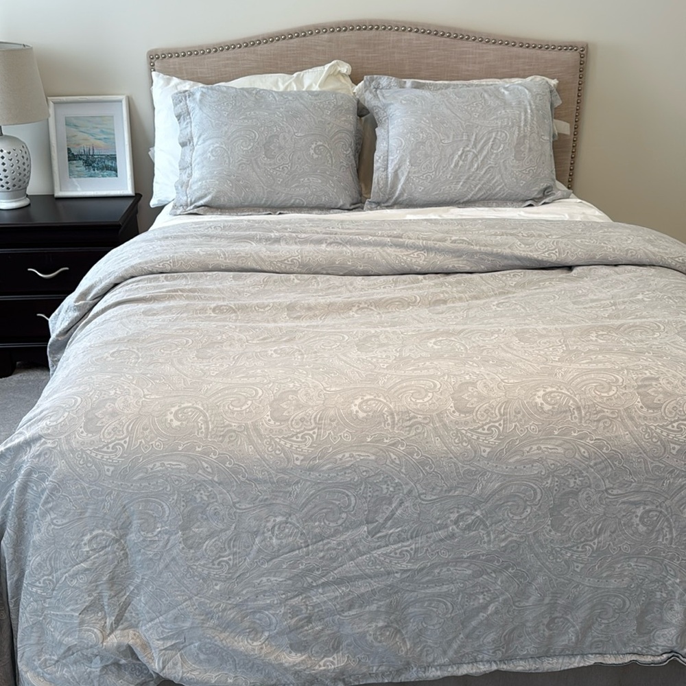 Ralph Lauren Queen Duvet Cover & Shams